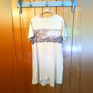 Knee length crazy train dress